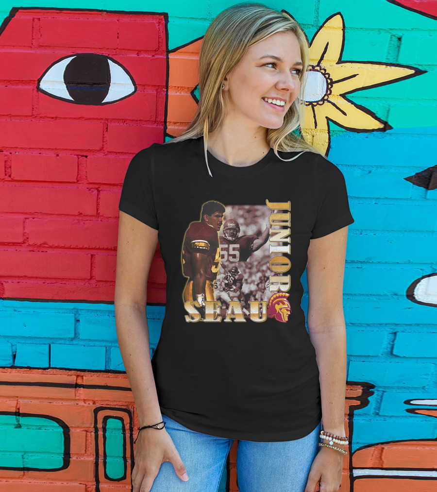 Junior Seau USC Trojans 55 Football Legend T-Shirt