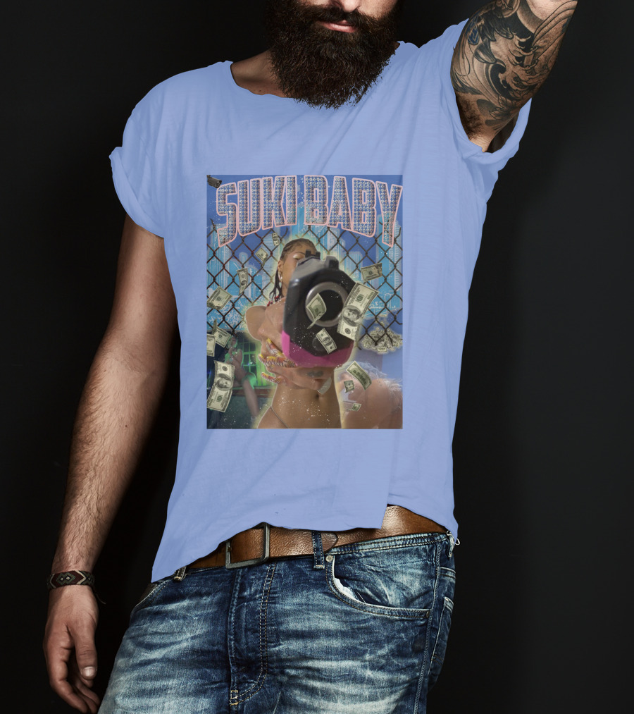 Suki Baby Money And Glamour Urban Aesthetic T-Shirt
