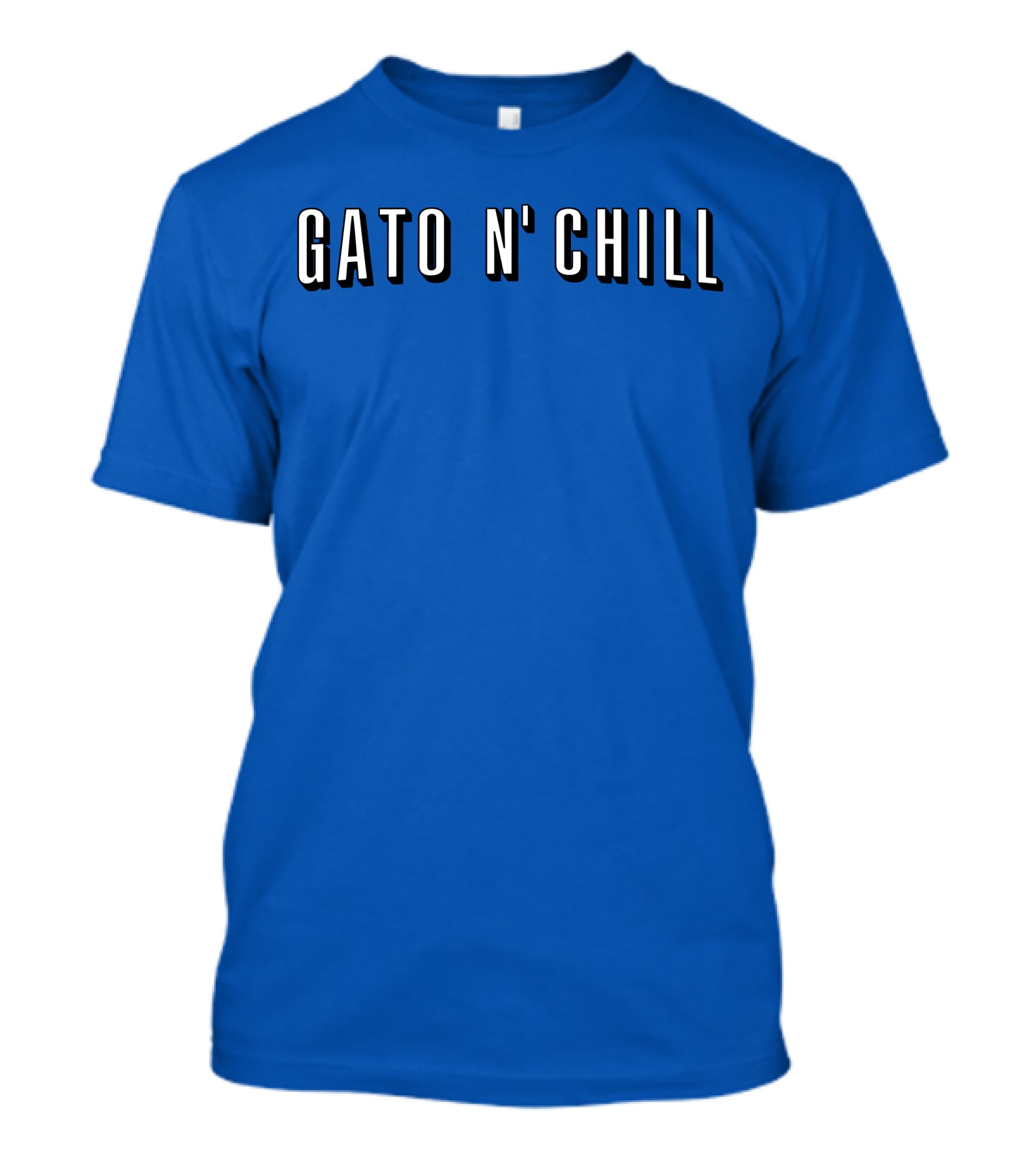 Gato N' Chill Blue T-Shirt