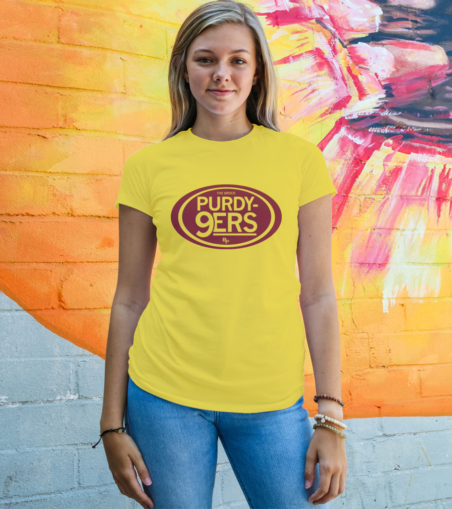 The Brock Purdy-9Ers BP Logo Oval T-Shirt