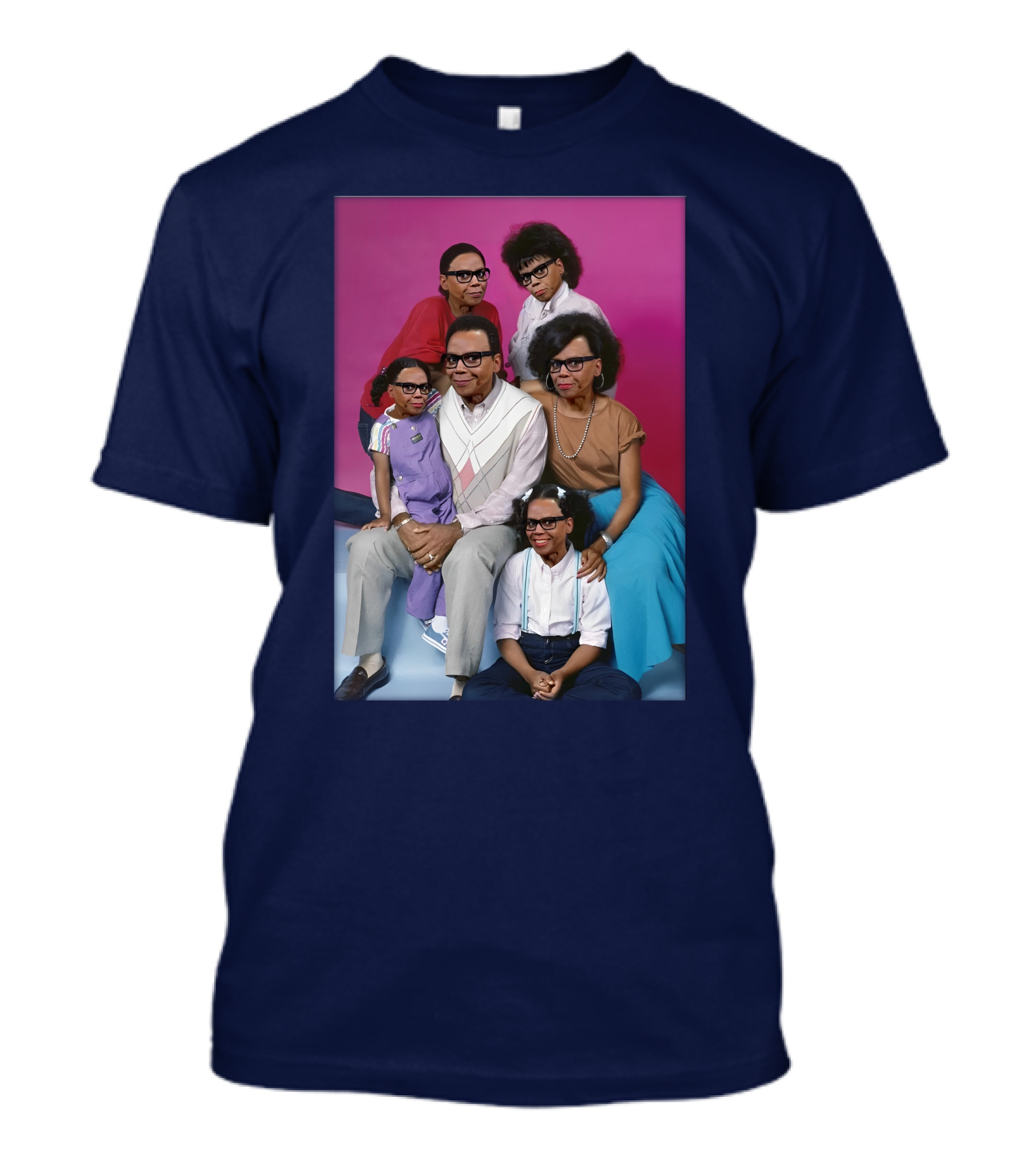 Keeping Up With The Ru's Family Portrait Multiface Glasses T-Shirt
