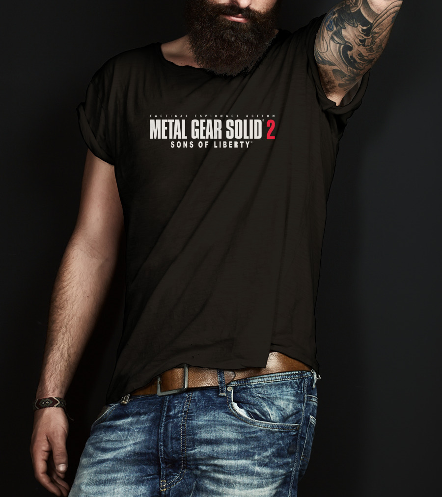 Metal Gear Solid 2 Sons Of Liberty Tactical Espionage Action T-Shirt