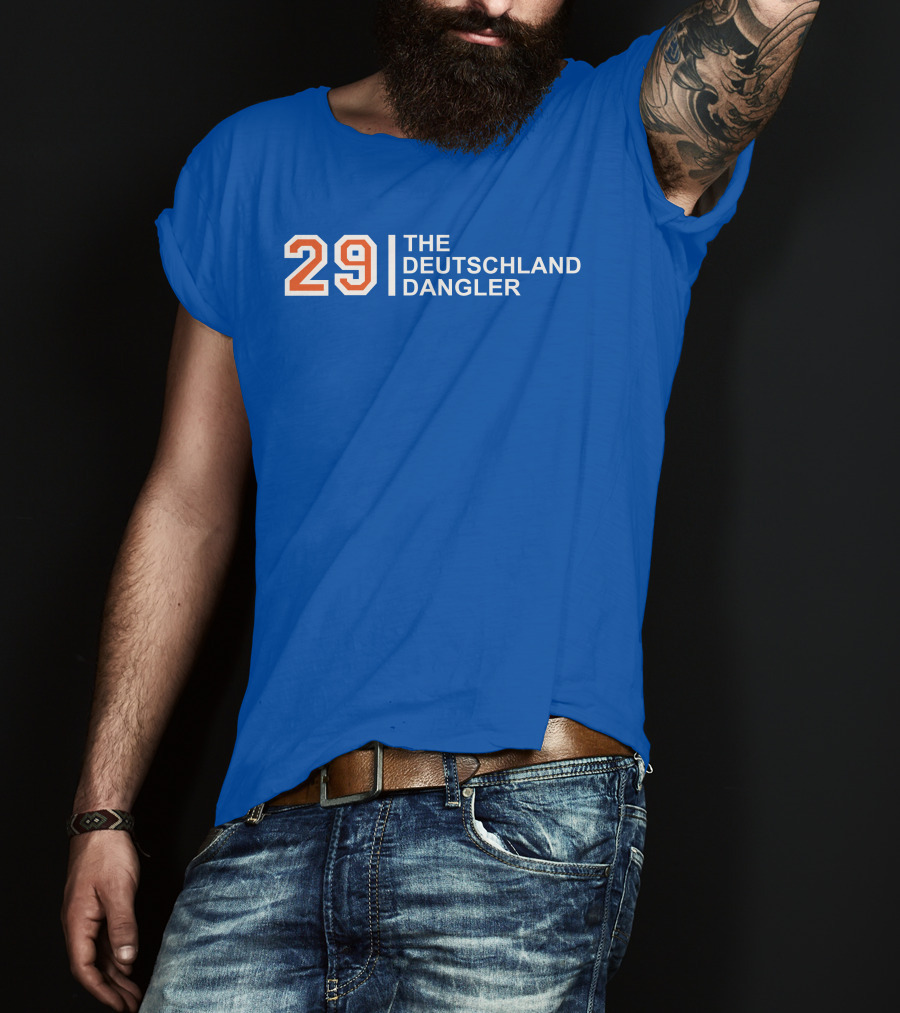 29 The Deutschland Dangler Hockey Sports Jersey T-Shirt