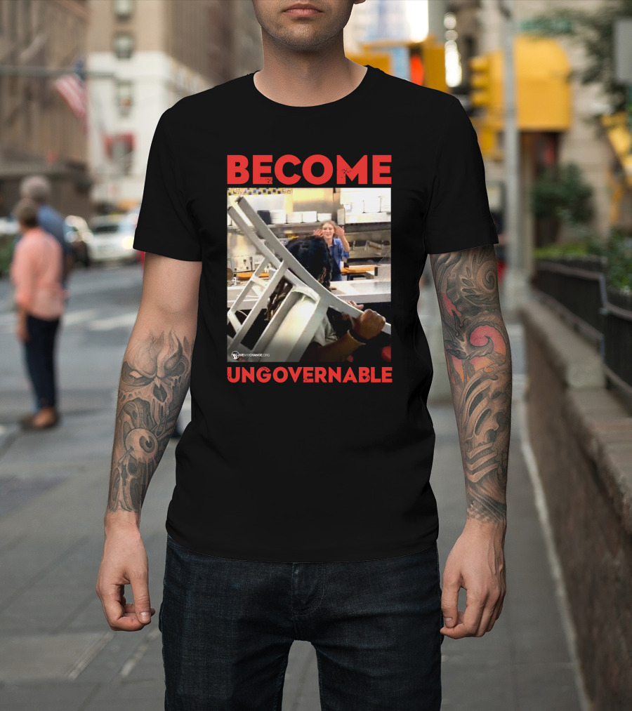 Become Ungovernable Waffle House Chair Incident T-Shirt