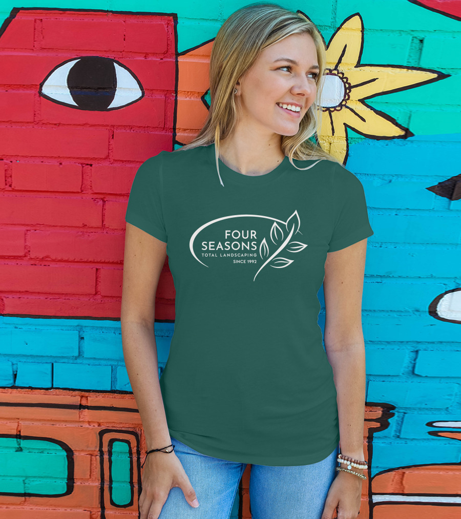 Four Seasons Total Landscaping Since 1992 Leaf T-Shirt
