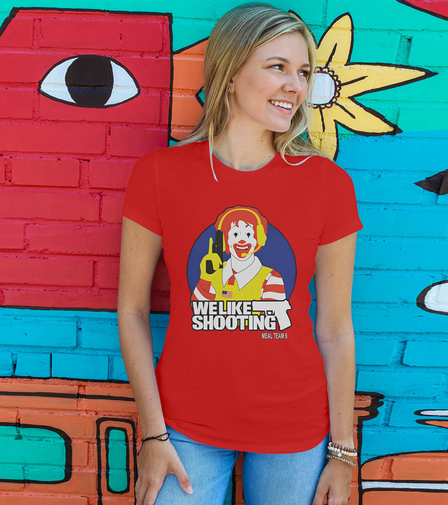 We Like Shooting Meal Team 6 Disturbing Visual T-Shirt