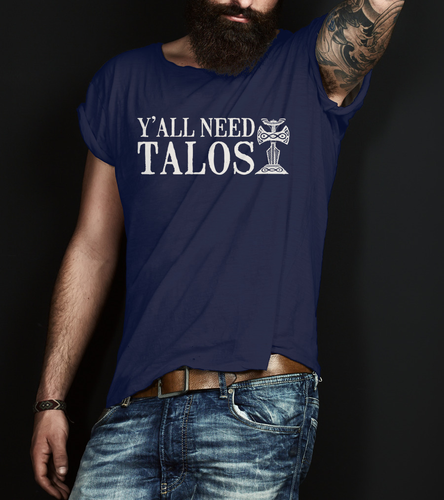 Y'All Need Talos Pantaloonzzz Nordic Symbol T-Shirt