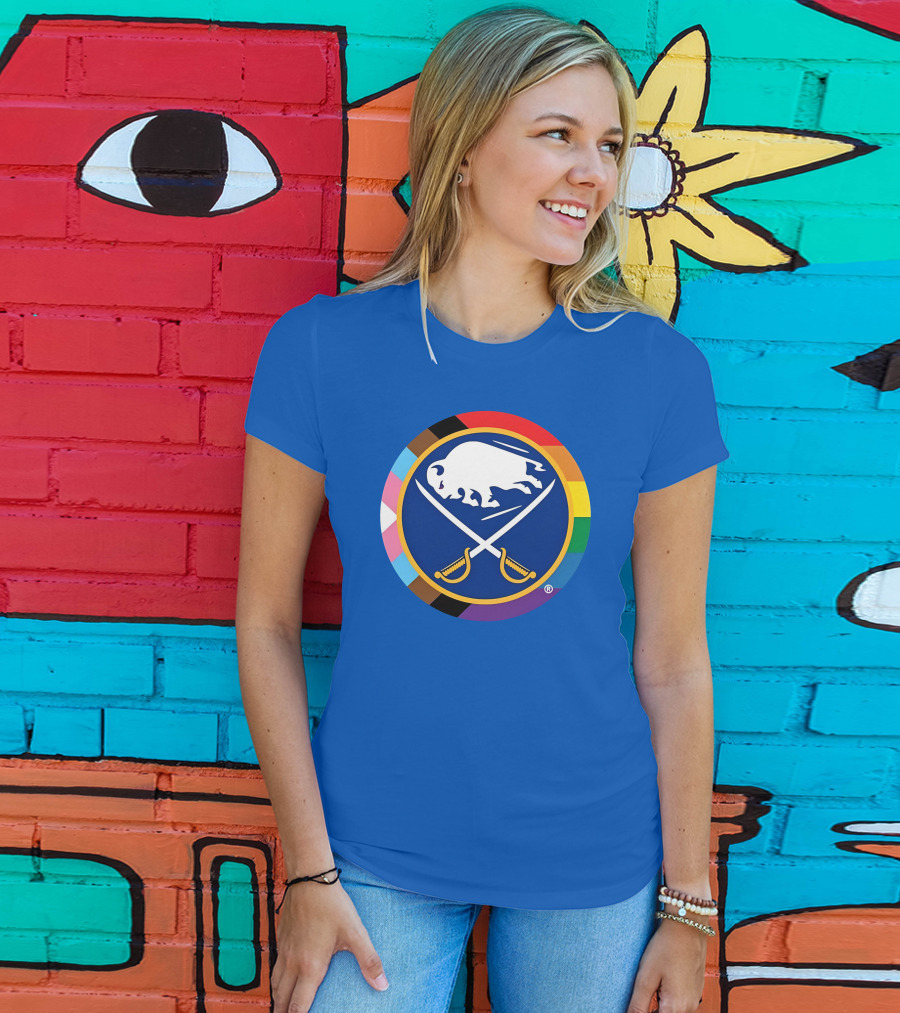 Buffalo Sabres Inclusive Pride Colors T-Shirt
