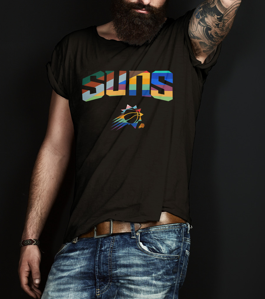 Phoenix Suns Pride Rainbow T-Shirt