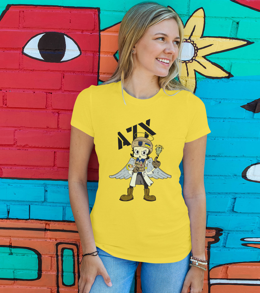 Azov Guardian Sunflower No Mercy Angel T-Shirt