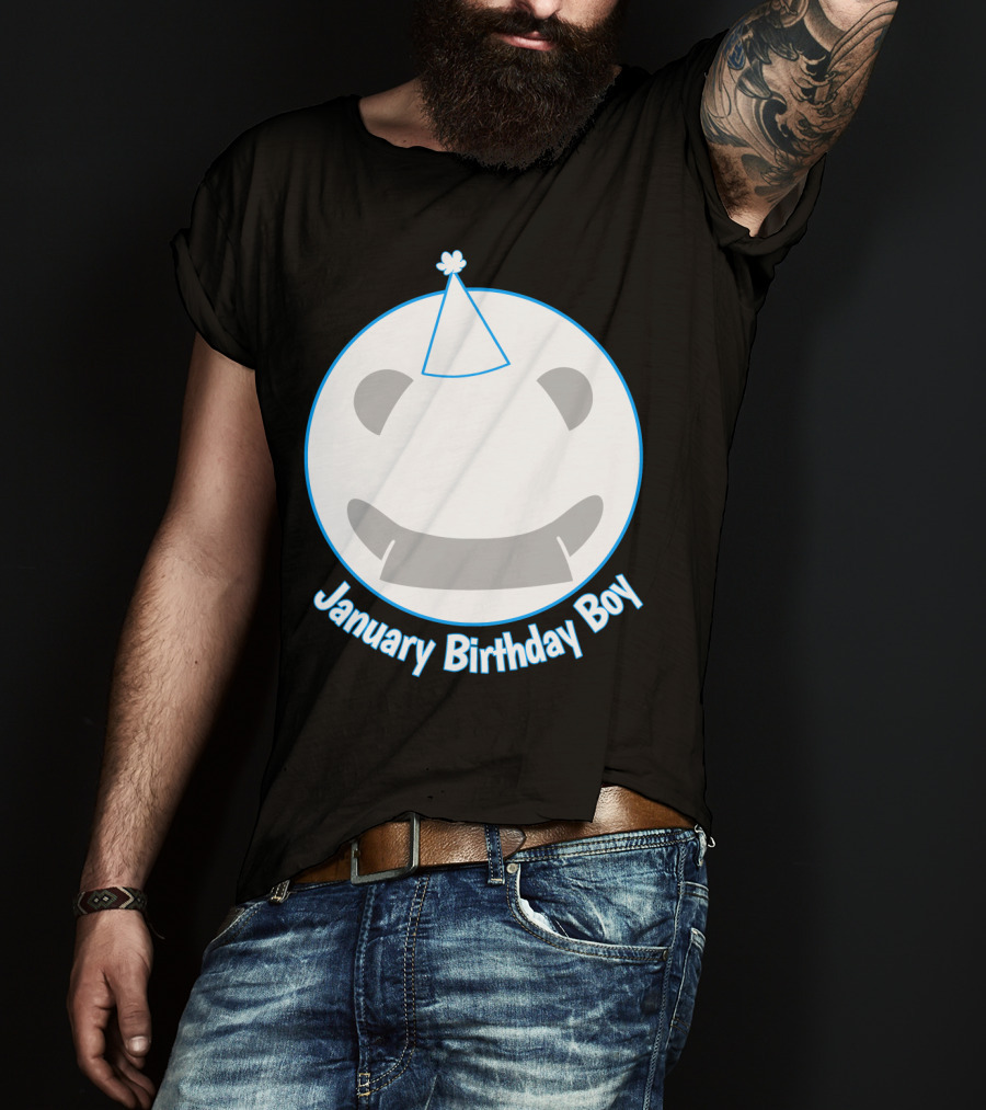 January Birthday Boy T-Shirt