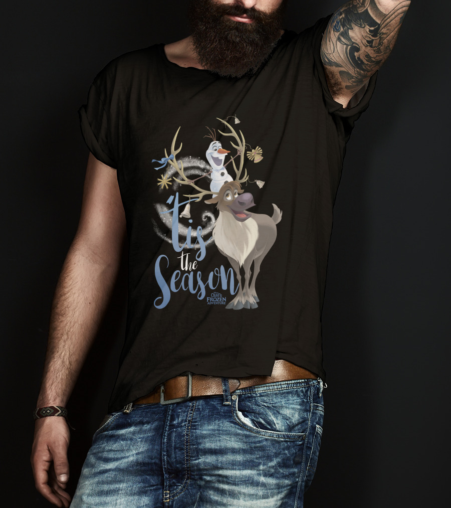Tis The Season Disney Olaf Sven Olaf's Frozen Adventure T-Shirt