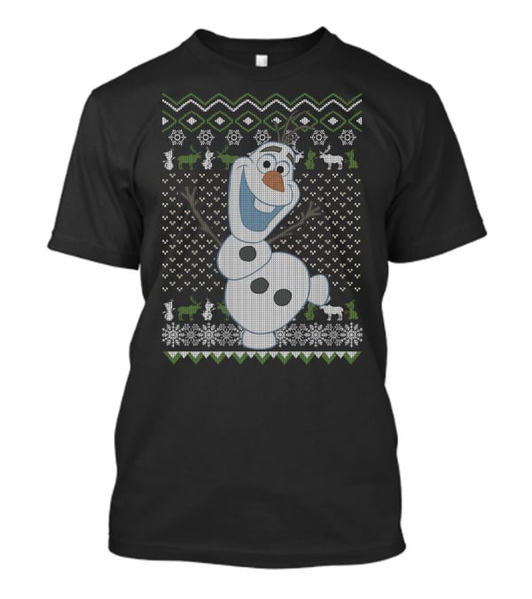 Disney Frozen Olaf Sven Christmas T-Shirt