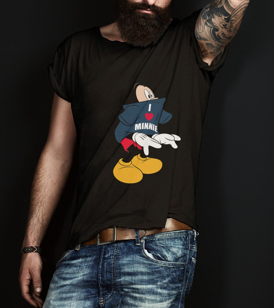 Mickey I Love Minnie Disney T-Shirt