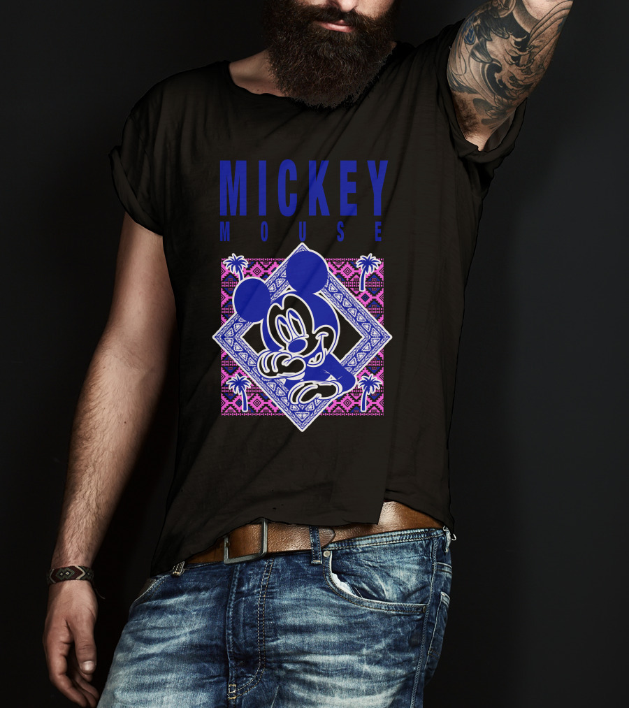 Mickey Mouse Bandana Tropical T-Shirt