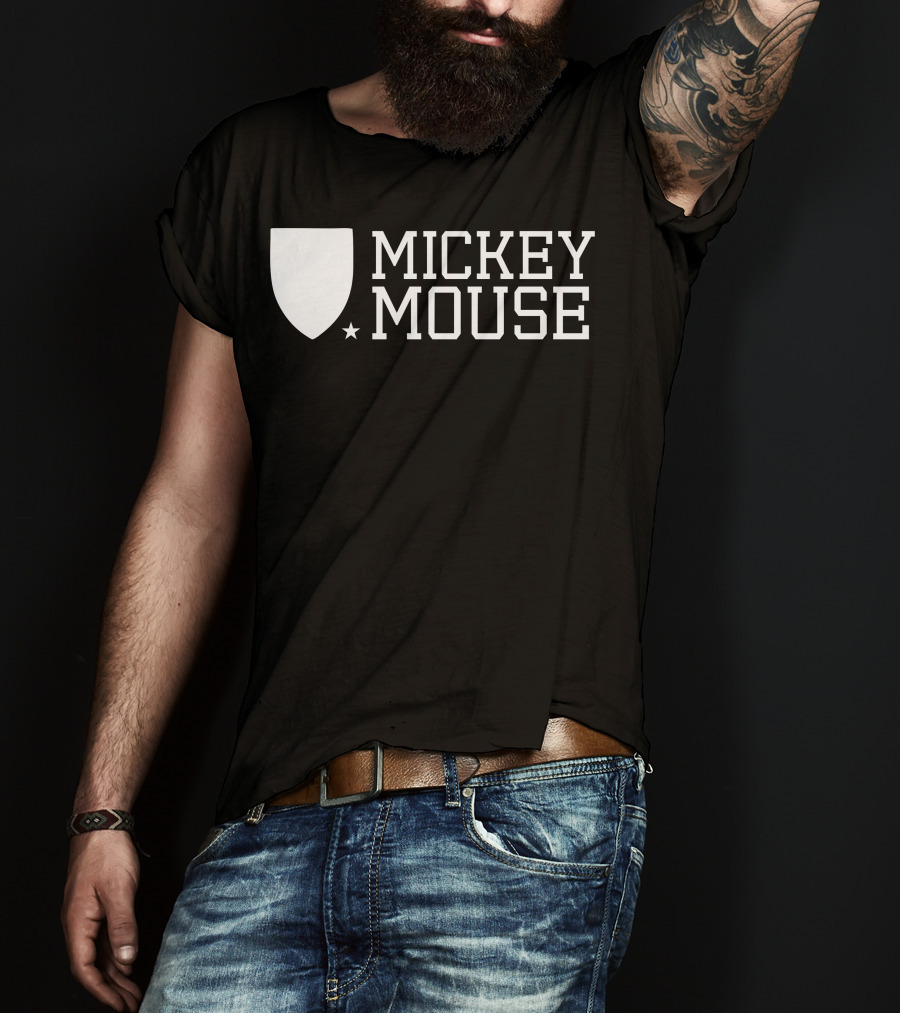 Mickey Mouse University Shield Emblem T-Shirt