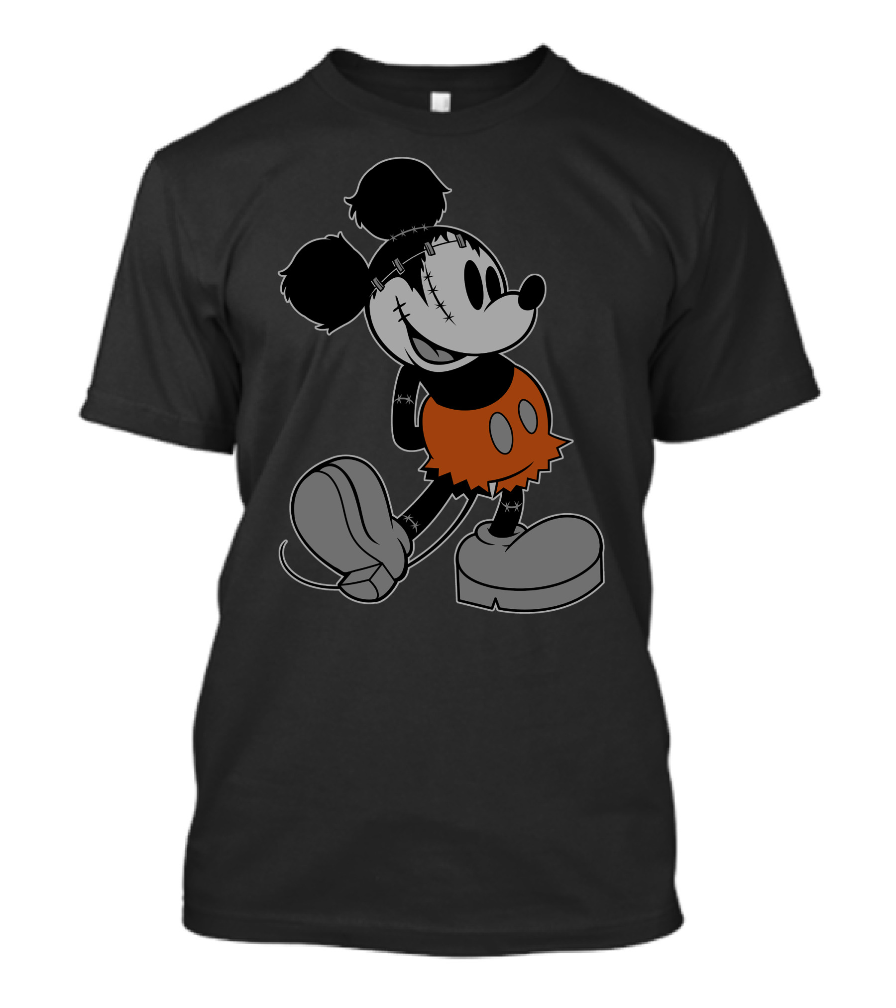Disney FrankenMickey Halloween Character Mash-Up T-Shirt
