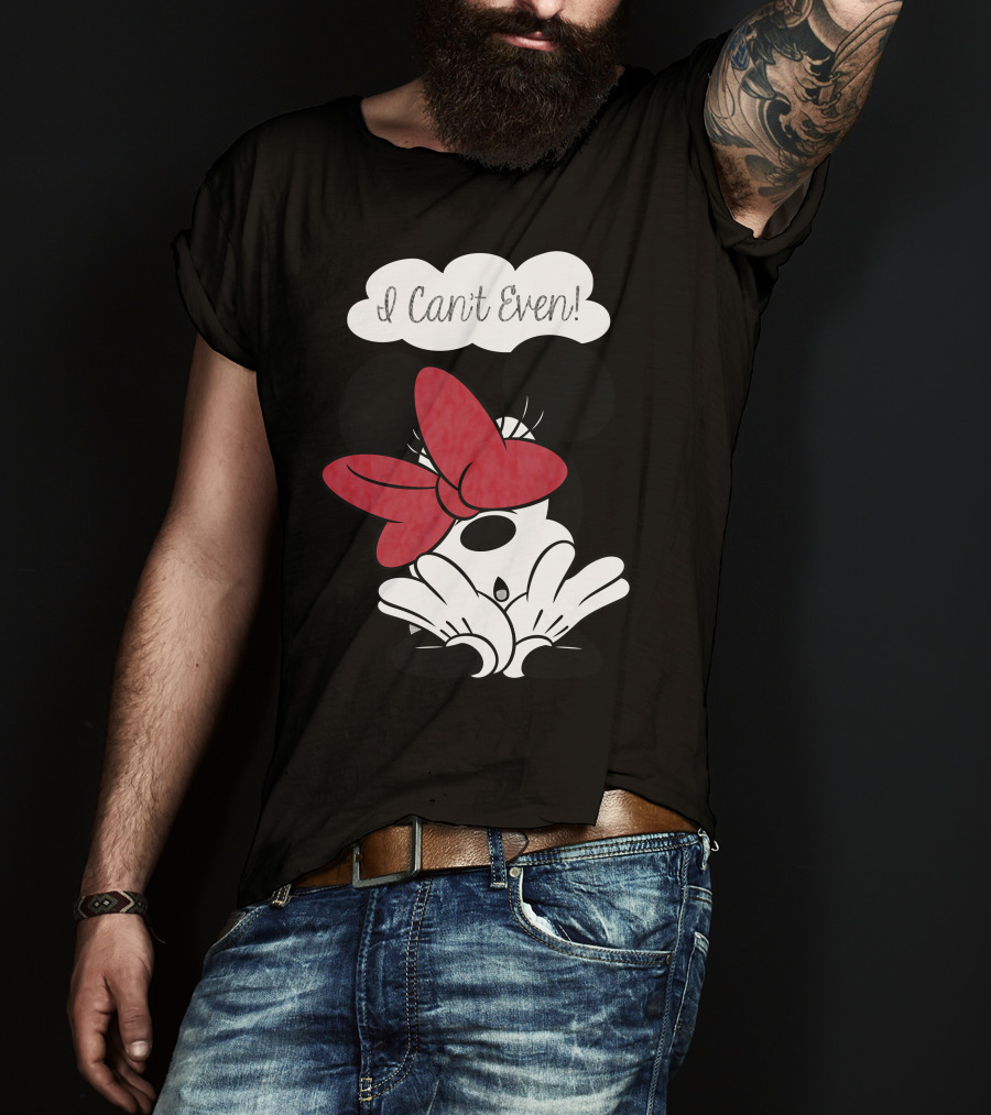 Minnie Mouse I Can't Even Disney Iconic Expression T-Shirt