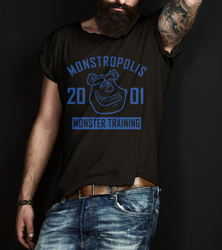 Monstropolis Monster Training 2001 Disney Pixar Monsters T-Shirt