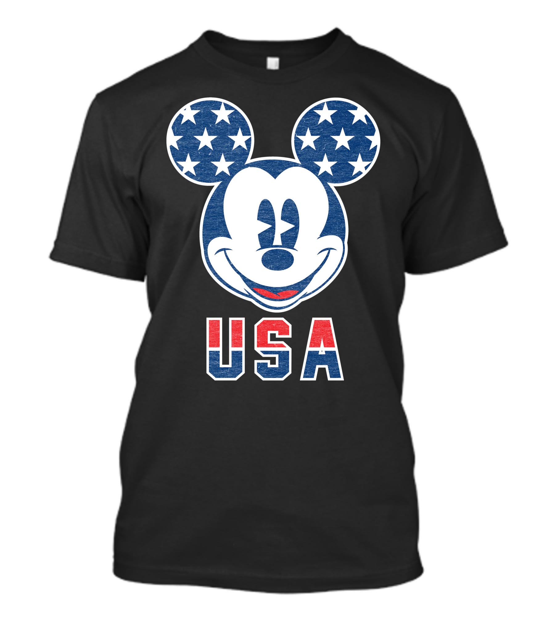 Disney USA Stars Happy Mickey Mouse T-Shirt