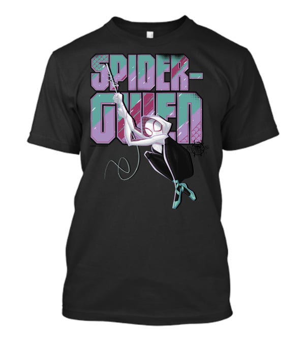 Spider-Gwen Marvel Spider-Man Spiderverse Swinging Hero T-Shirt