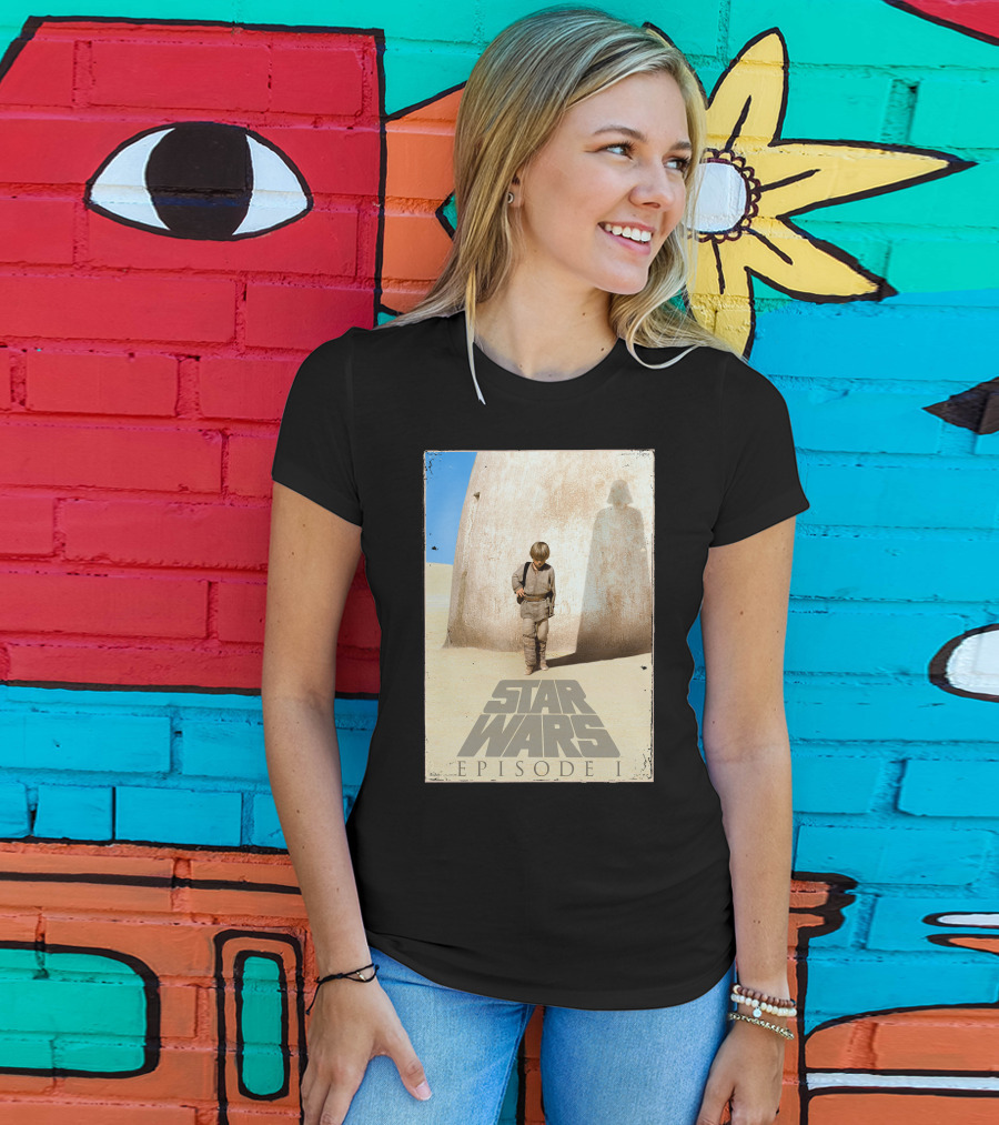 Star Wars Episode I The Phantom Menace Anakin Skywalker Shadow T-Shirt