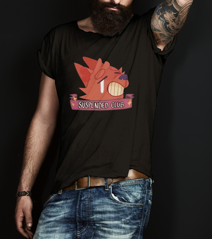 Suspended Club Fox Character T-Shirt