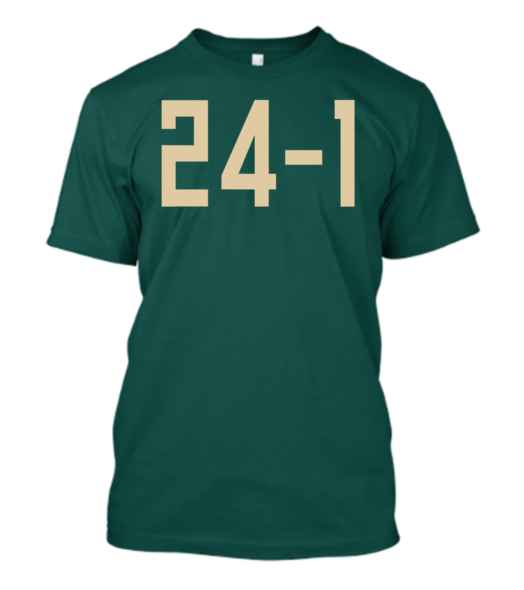 Bucks 24-1 Golden Numbers T-Shirt