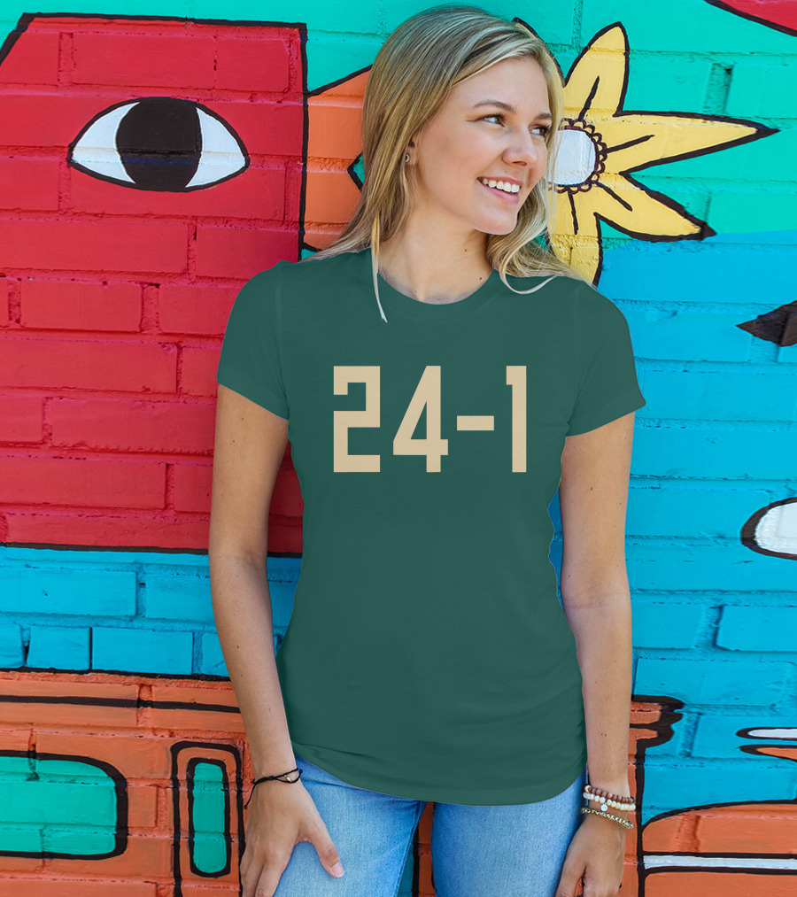 Bucks 24-1 Golden Numbers T-Shirt