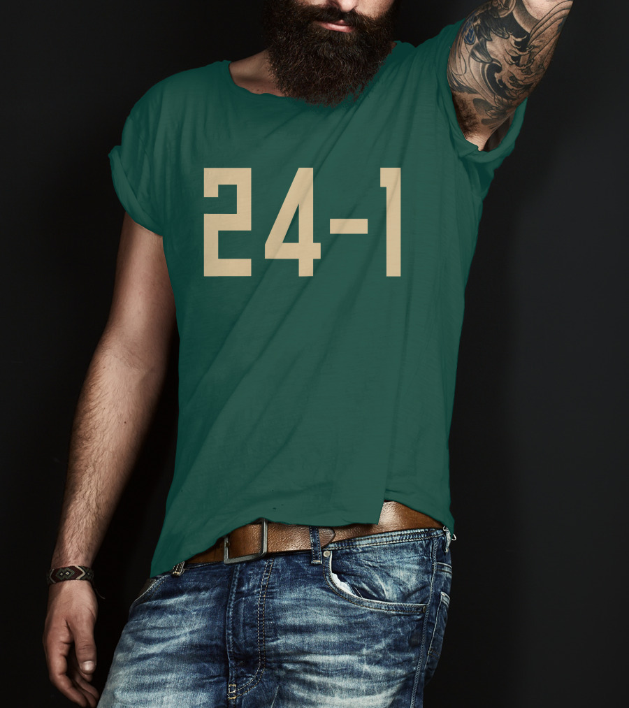 Bucks 24-1 Golden Numbers T-Shirt