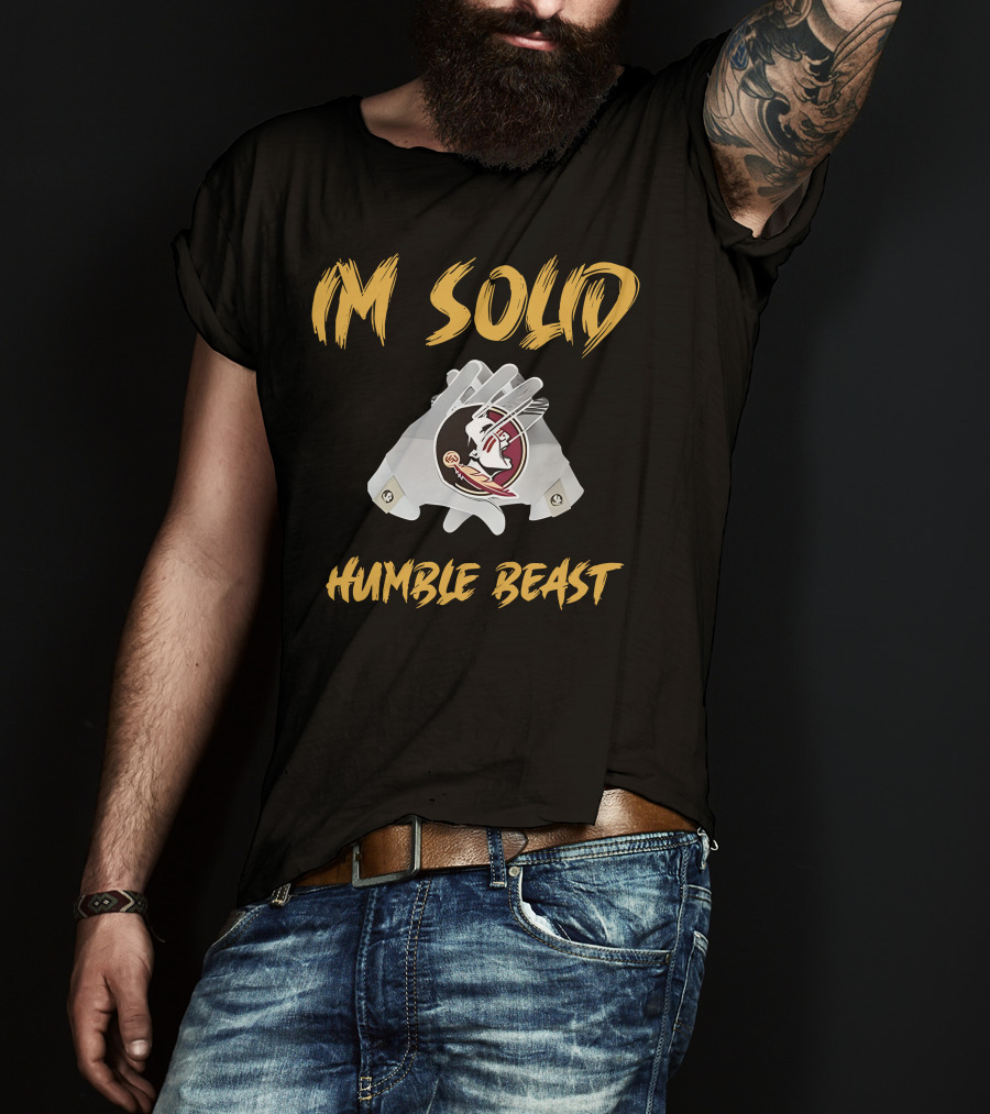 IM SOLID Humble Beast Gloves Tribal T-Shirt