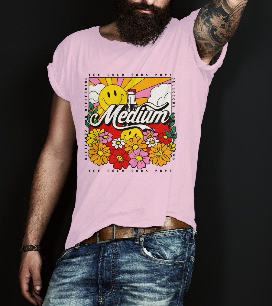 Medium Ice Cold Soda Pop Delicious Refreshing T-Shirt