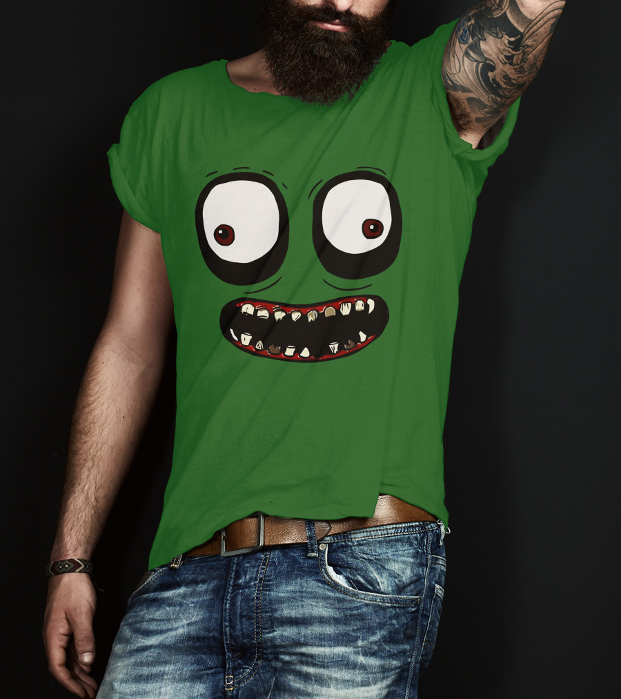 Salad Fingers Creepy Cartoon Eyes And Teeth Merch T-Shirt