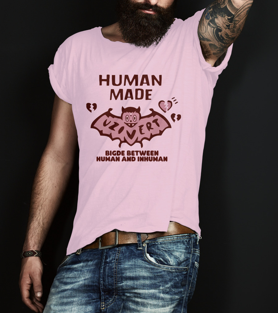 Human Made Lil Uzi Vert Bigde Between Human And Inhuman T-Shirt