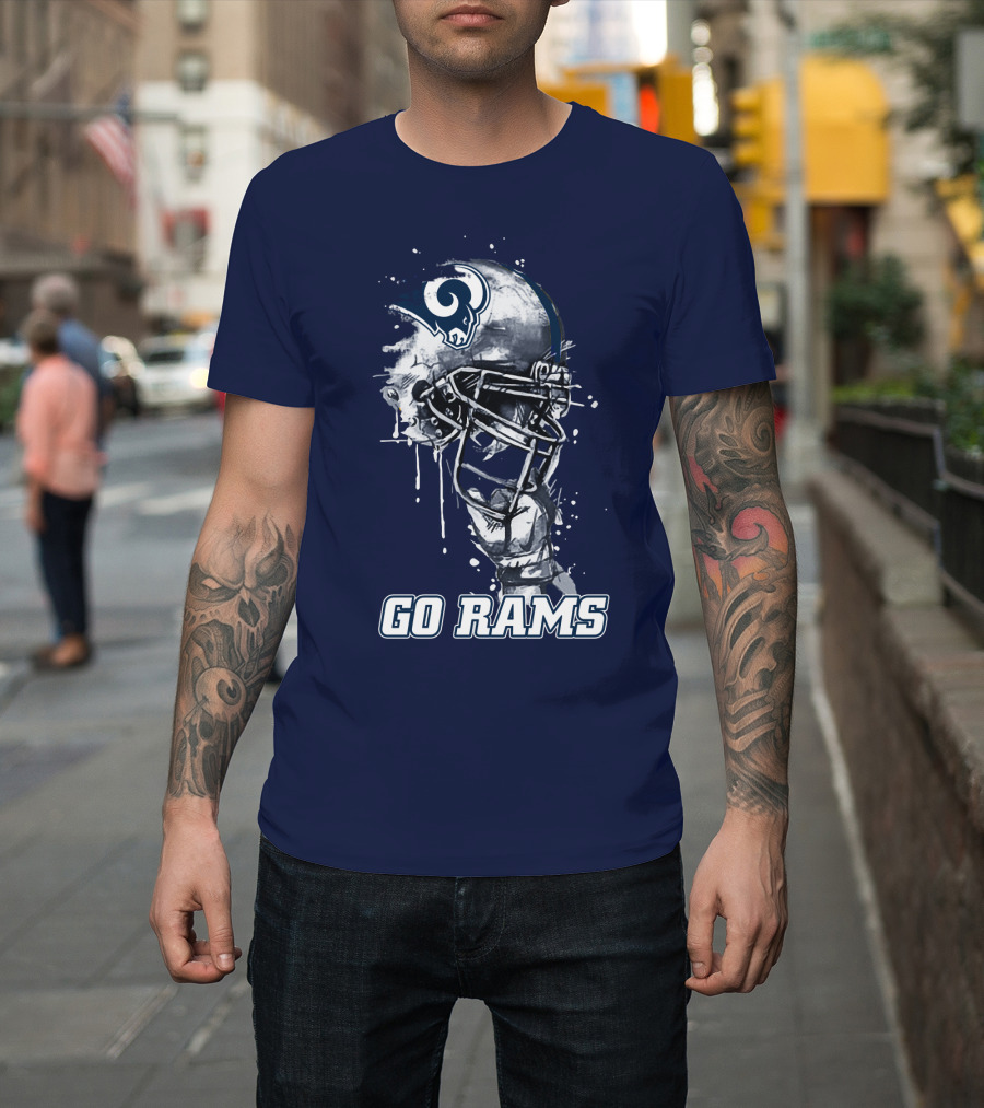 Go Rams Specialedition Helmet T-Shirt