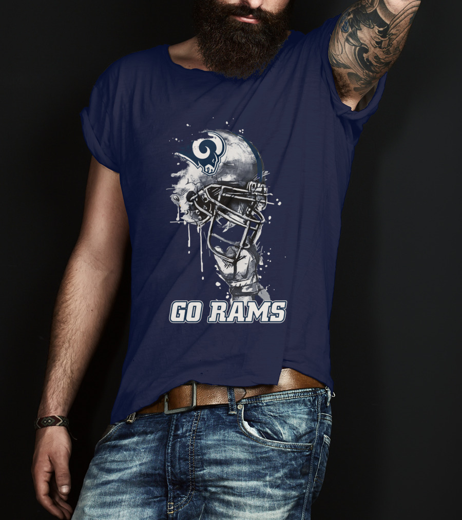 Go Rams Specialedition Helmet T-Shirt