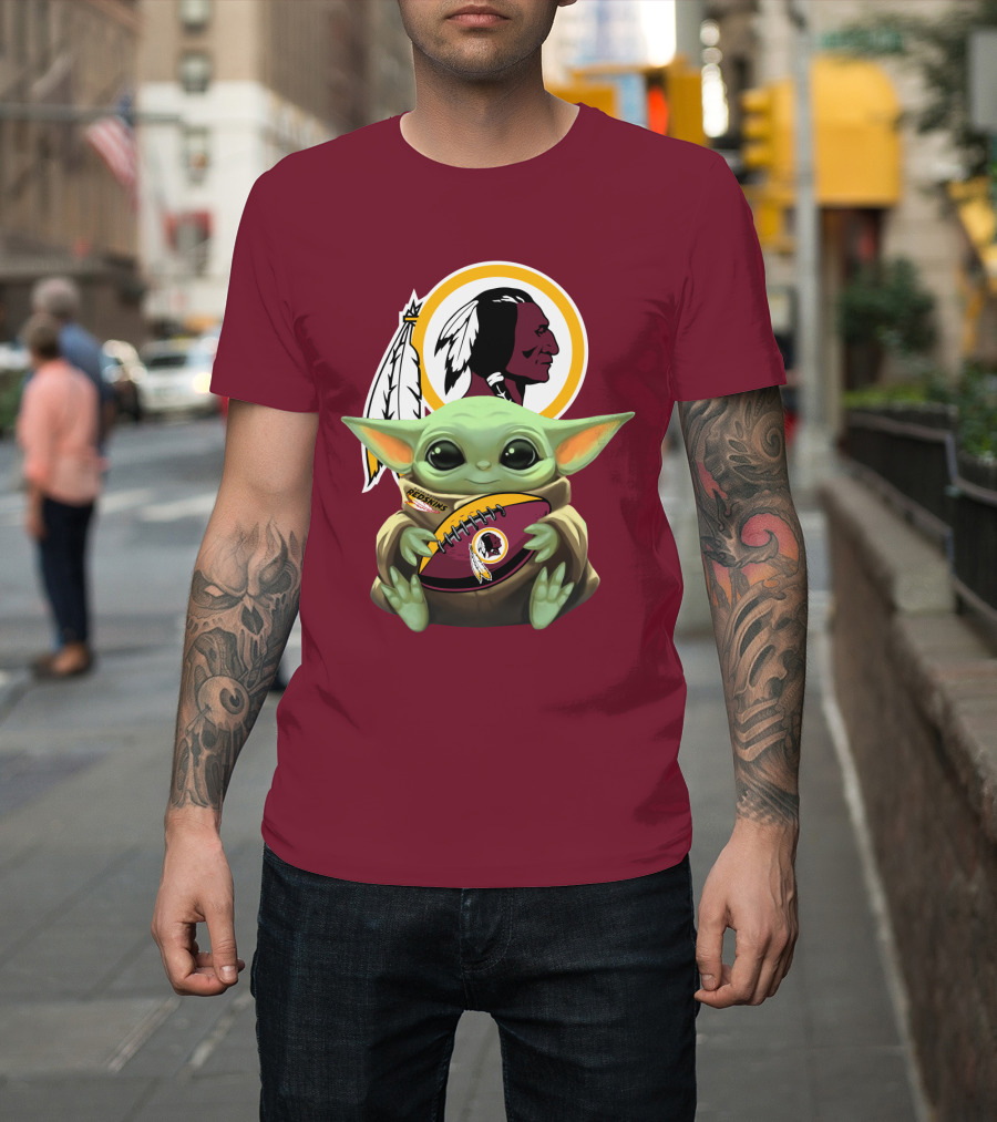 Baby Yoda Washington Football Team T-Shirt