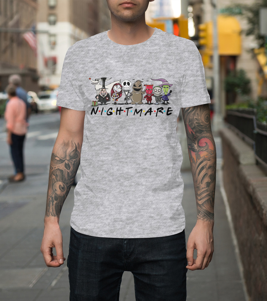 Nightmare Before Christmas Friends TV Show T-Shirt