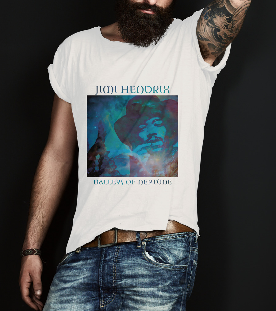Jimi Hendrix Valleys Of Neptune Album T-Shirt