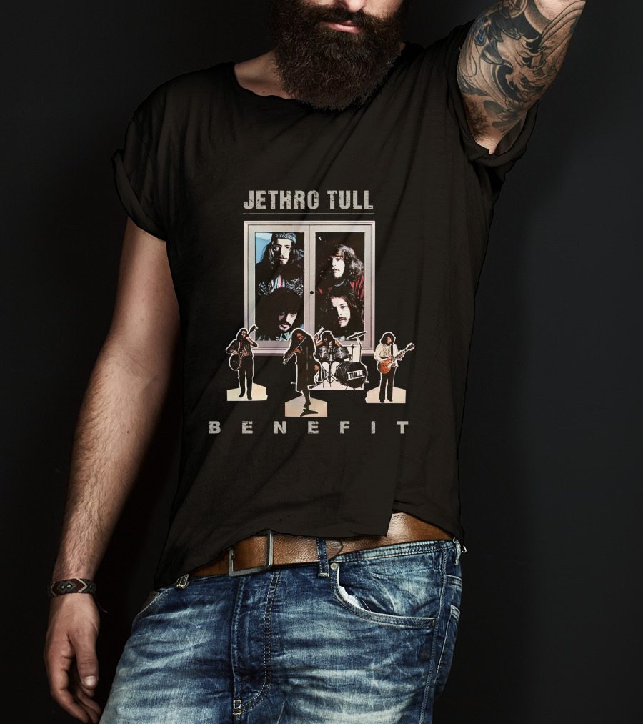 Jethro Tull Benefit Band Album Cover T-Shirt