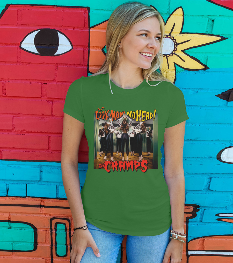 Look Mom No Head The Cramps Mirror Reflections T-Shirt
