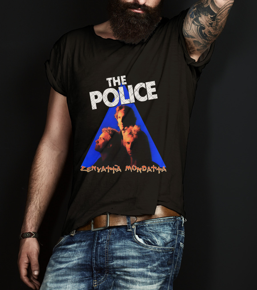 The Police Zenyatta Mondatta Album Cover T-Shirt