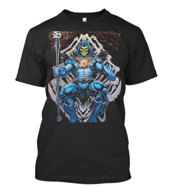Skeletor Throne Masters Of The Universe Vintage Fan T-Shirt