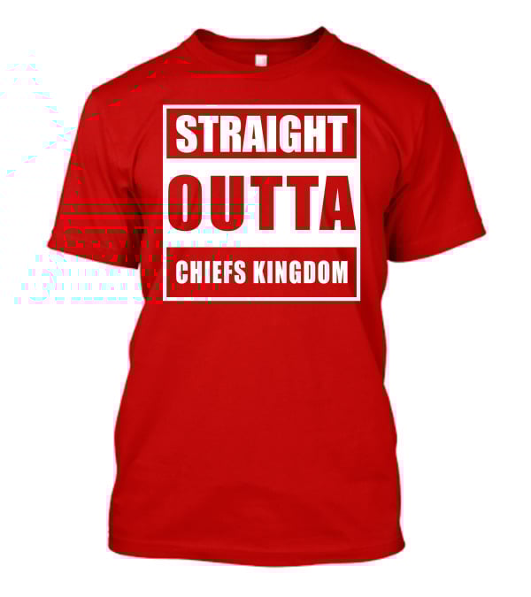 Straight Outta Chiefs Kingdom Red Friday Fan T-Shirt