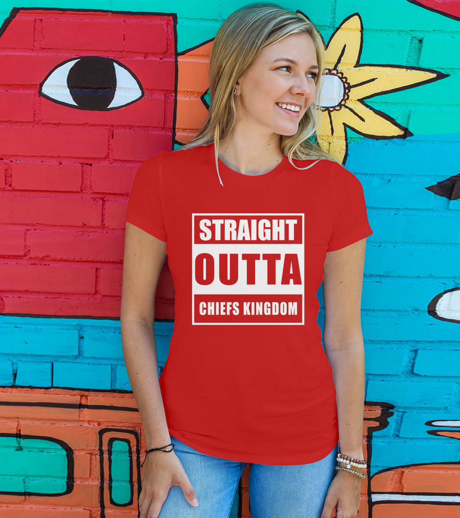 Straight Outta Chiefs Kingdom Red Friday Fan T-Shirt