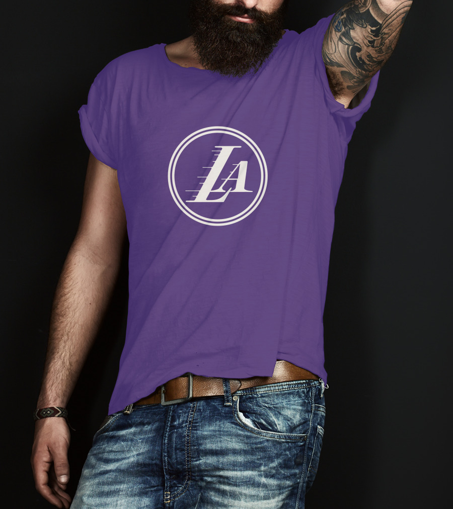 Anthony Davis Los Angeles Lakers LA Circle T-Shirt