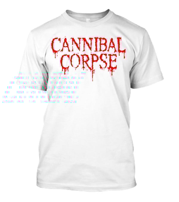 Cannibal Corpse Dripping Blood Text T-Shirt