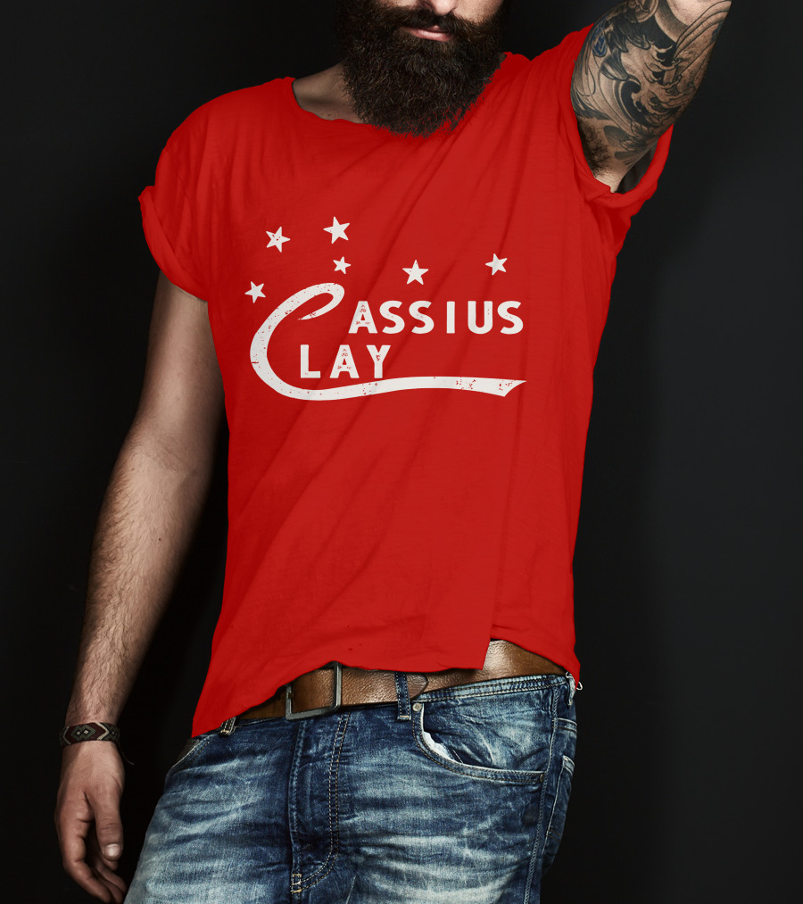 Patriot Cassius Clay Stars Red T-Shirt