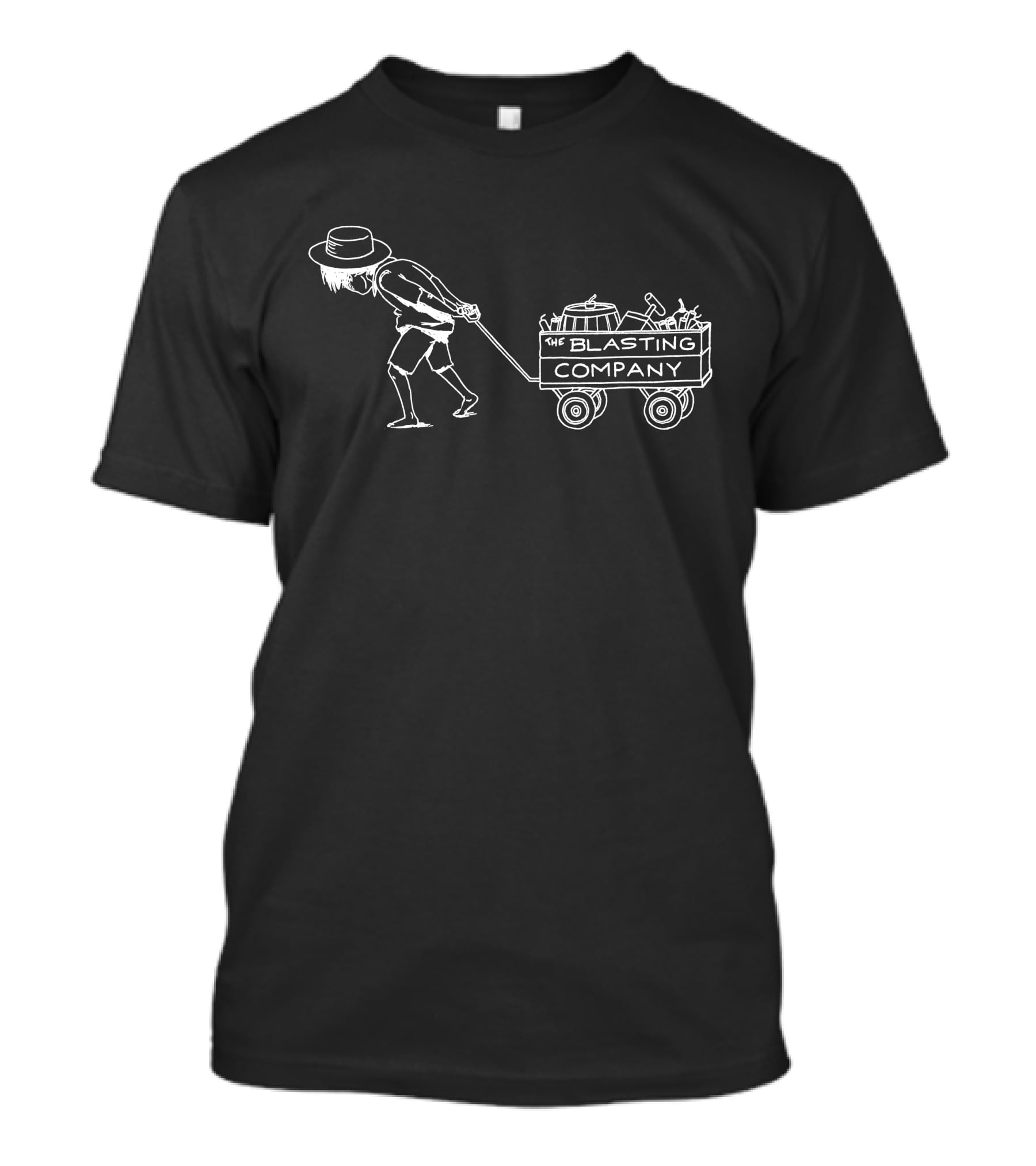 The Blasting Company Wagon Pulling Figure T-Shirt