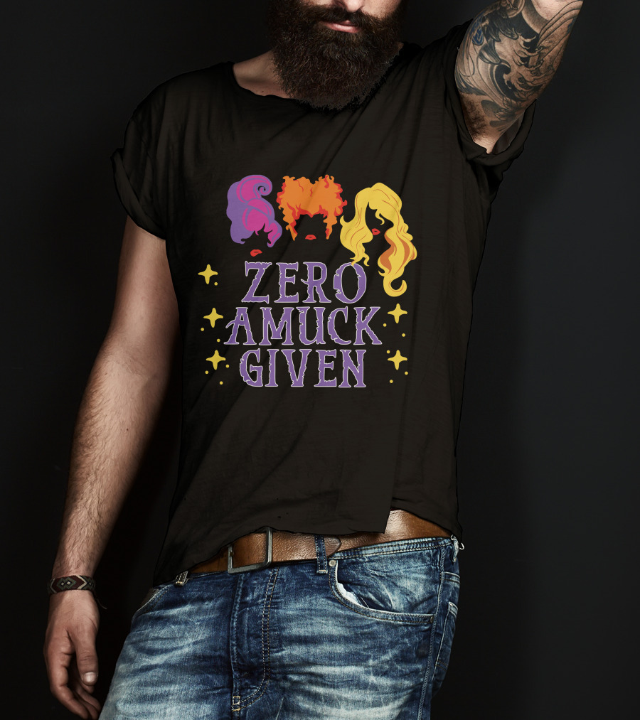 Zero Amuck Given Witch Sisters Halloween T-Shirt
